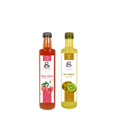 Suheylaana Natural Cherry Vinegar 500 Ml - Natural Kiwi Vinegar 500 Ml