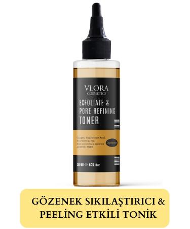 VLORA Pore Tightening and Purifying Tonic 200 Ml (Hyaluronic Acid + Collagen + Plant Stem Cell)