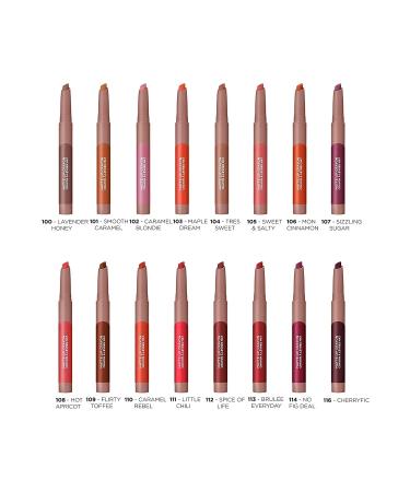 GROS L'or al Paris Infaillible Matte Lip Crayon Pencil Matte Lipstick - 106 Mon Cinnamon 1 Pack (1 X 12.7 G) - Buy Online on GoSupps.com