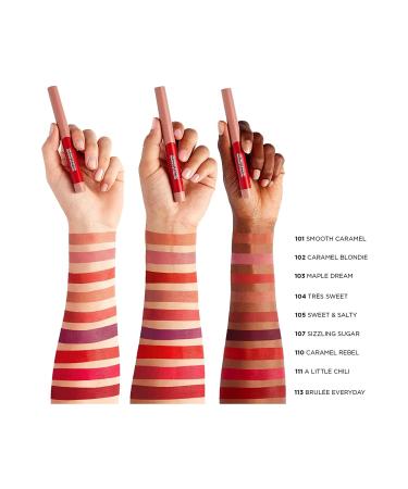 GROS L'or al Paris Infaillible Matte Lip Crayon Pencil Matte Lipstick - 110 Caramel Rebel 1 Pack (1 X 12.7 G) - Buy Online on GoSupps.com