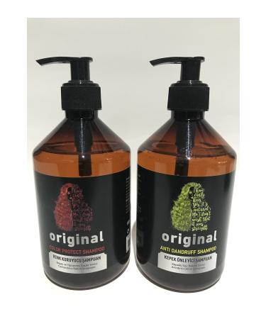Original Color Protector and Dandruff Hair Shampoo 2 Pcs Economic Set 500ml 500ml