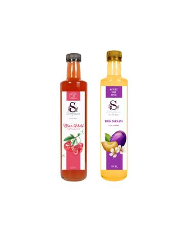 Suheylaana Natural Cherry Vinegar 500 Ml - Natural Plum Vinegar 500 Ml