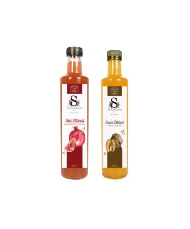 Suheylaana Natural Pomegranate Vinegar 500 Ml - Natural Walnut Vinegar 500 Ml