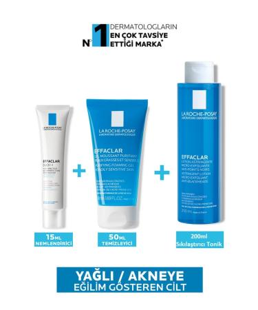 La Roche Posay Effeclar Pudrashine Smoothing Care Set for Oily/Acne-Prone Skin