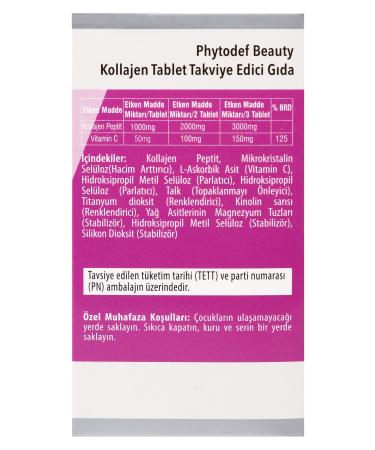 Phytodef Collagen + Vitamin C - 30 Tablets X 3 Pieces - Buy Online on GoSupps.com