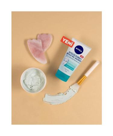 NIVEA Anti-Acne 3 in 1 White Clay Mask 150 Ml - Buy Online on GoSupps.com