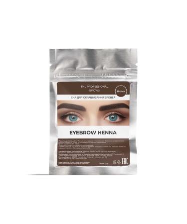 TNL Professional Henna Eyebrow Dye Brown 10 gr