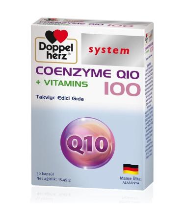 Doppelherz Coenzyme Q10 + Vitamins 100 Mg 30 Capsules