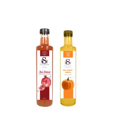 Suheylaana Natural Pomegranate Vinegar 500 Ml - Natural Pumpkin Vinegar 500 Ml