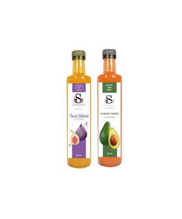 Suheylaana Natural Fig Vinegar 500 Ml And Natural Avocado Vinegar 500 Ml