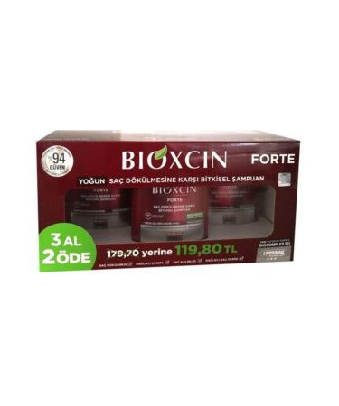 Bioxcin Forte Anti Hair Loss Care Shampoo 300 Ml Buy 3 Pay 2