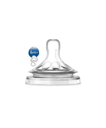 Philips Avent Natural Bottle Nipple Flow Adjustable Y Cut 2-Pack