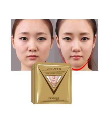 BIOAQUA V-shaped Face Oval Firming 3D Collagen Mask Set 40 Gr X 3 Pieces - Buy Online on GoSupps.com