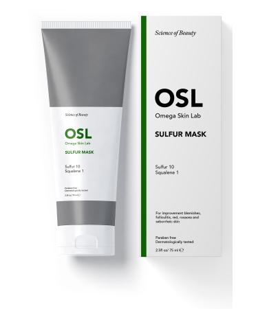 OSL Omega Skin Lab Sulfur Mask 75ml (SULFUR MASK) - Buy Online on GoSupps.com