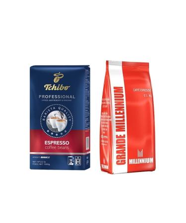 Tchibo Profesional Espresso Bean Coffee 1kg and Grande Millennium Bean Coffee 1kg