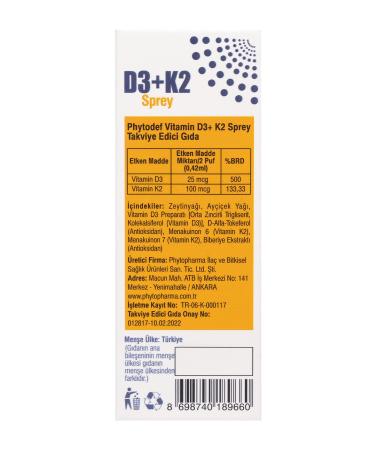 Phytodef Vitamin D3 K2 Spray - 25 ml & Mulvitex Multivitamin Spray - 25 ml - Buy Online on GoSupps.com