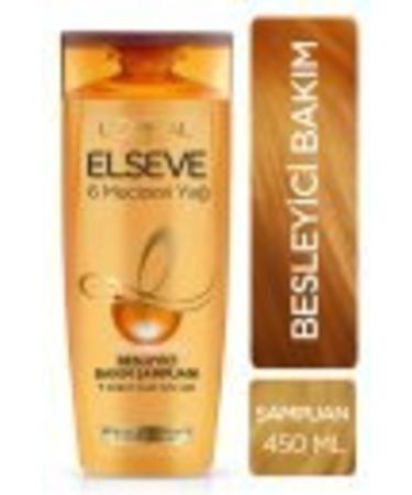 Elseve L'or al Paris 6 Miracle Oil Nourishing Care Shampoo 450 Ml 3 Pieces - Buy Online on GoSupps.com