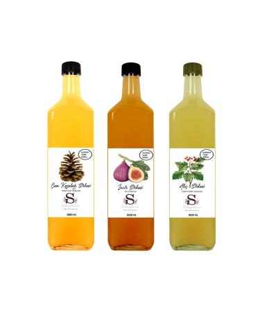 S heylaana Natural Fig Hawthorn and Pine Cone Vinegar 1000 Ml
