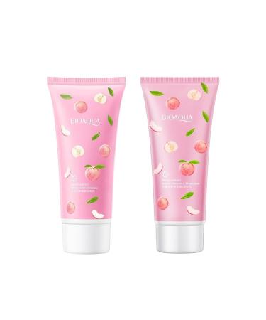 BIOAQUA Peach Face Cleanser and Moisturizing Cream Set 2 Pieces