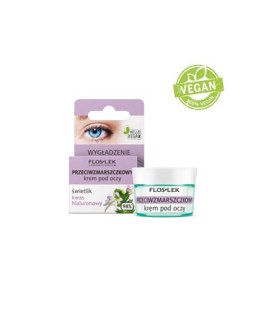 Floslek Anti-Wrinkle Eye Contour Care Cream with Hyaluronic Acid 15ml