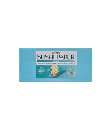 Kiyomi Blue Soy Paper - Sushi Paper - Sushi Wrapper - 20 Sheets