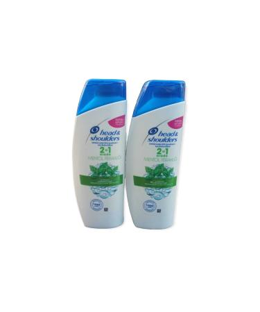 head and shoulders Menthol Freshness 2 in 1 Shampoo 180x2 360 ml
