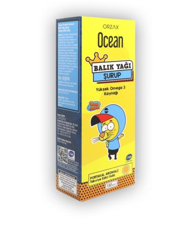 Ocean Orange Flavored Ocean Fish Oil Syrup 150 ml - Buy Online on GoSupps.com