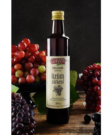 Gurvita Organic Grape Vinegar 500 ml - Buy Online on GoSupps.com