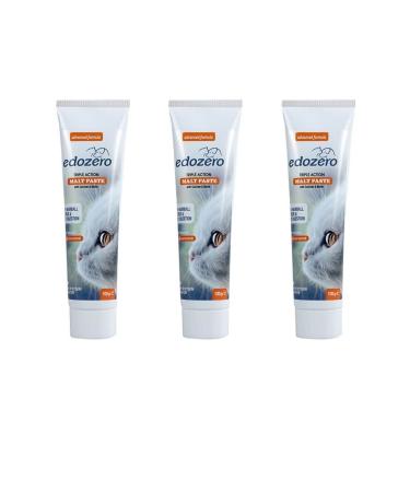Edozero Cat Malt (Hairball Preventing Paste) for Kittens and Adult Cats (100 grams) (3 Pieces)