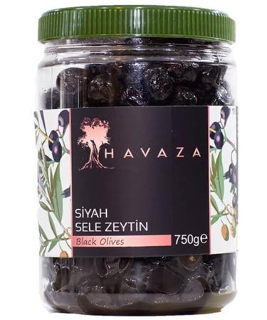 Havaza Black Saddle Olives - 750 gr. (291-320 Caliber)