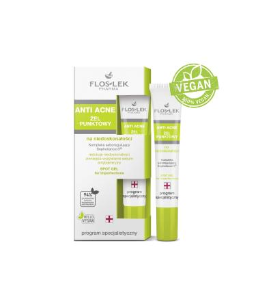 Floslek Intensive Care Gel Against Acne and Oily Skin 20ml