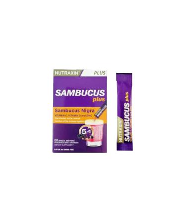 Nutraxin Sambucus Plus Nigra 20 Effervescent Sachet -va691