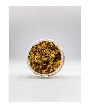 TIVA Gel Form Shiny Glitter - Gold Star