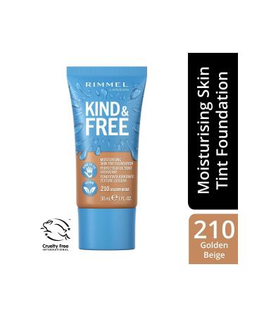 Rimmel London Vegan London Foundation Kind Free Dous Foundation Golden Beige No:210