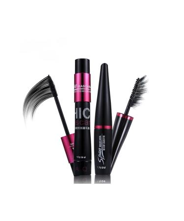 BIOAQUA Silk Lash Mascara Set and Plumping Eyebrow and Lash Serum 3 Pieces - Buy Online on GoSupps.com