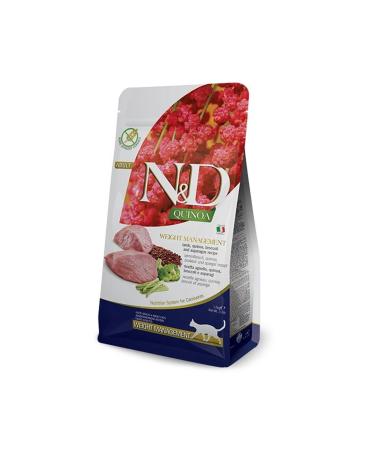 N & D Quinoa Weight Management Lamb Adult Cat Food 5 Kg