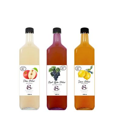 S heylaana Natural Black Grape Strawberry and Apple Vinegar 1000 Ml