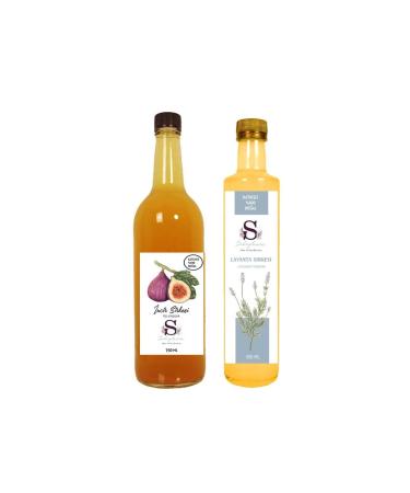 S heylaana Natural Fig Vinegar 750 Ml Natural Lavender Vinegar 500ml