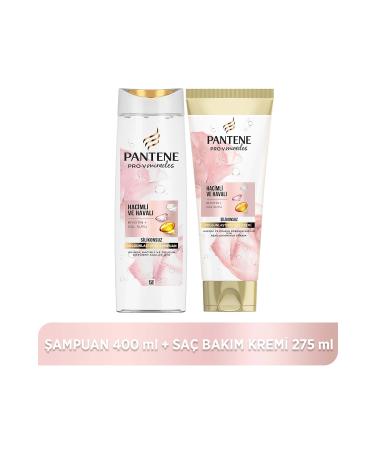 Pantene Pro-v Miracles Silicone-Free Voluminous and Airy 400 Ml Shampoo + 275 Ml Hair Care Conditioner