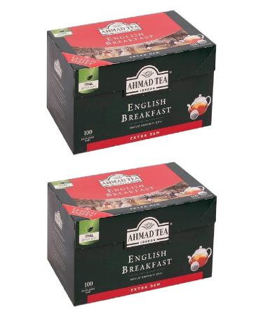 Ahmad Tea English Breakfast Teapot Tea Bags 100 x 2 pcs