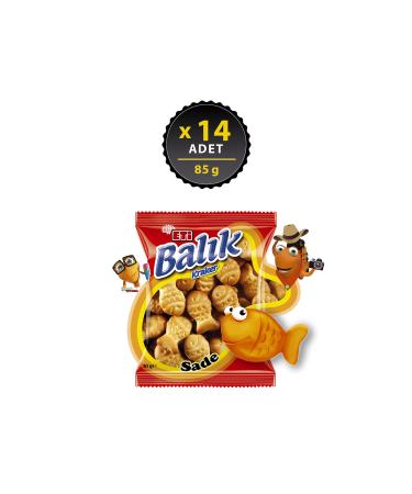 Eti Fish Crackers 85 g x 14 Pieces