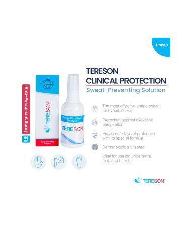 Tereson Hand Foot and Underarm Antiperspirant 3x50 ml - Buy Online on GoSupps.com
