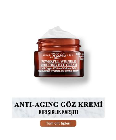 Kiehl's Powerful Wrinkle Anti-Wrinkle Dark Circle Eye Cream 14 Ml