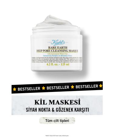 Kiehl's Rare Earth Deep Pore Refining Clay Mask 125 ml