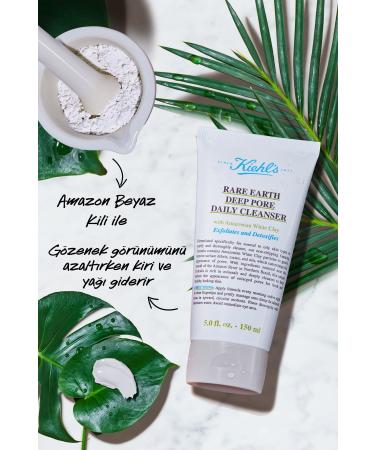 Kiehl's Rare Earth Deep Pore Purifying Facial Cleanser 150 ml - Buy Online on GoSupps.com