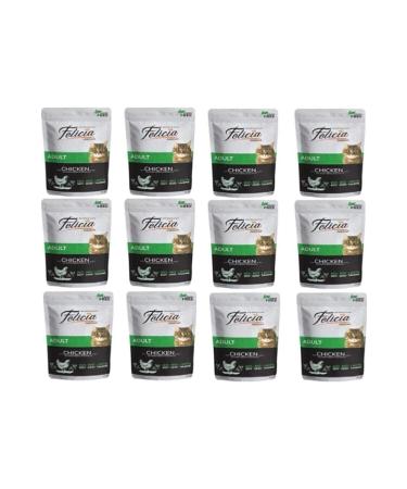 Felicia Pouch Grain-Free Chicken Cat Food 85 Gr X 12 Pieces Ty - Buy Online on GoSupps.com