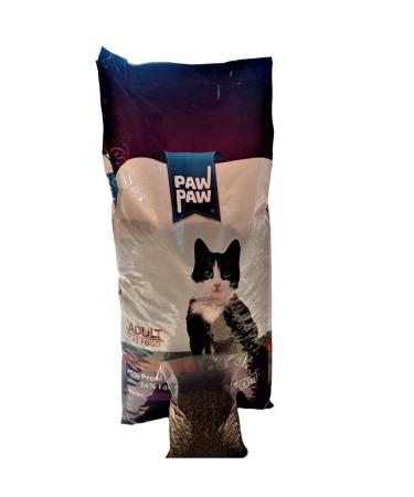 PawPaw 5 kg Adult Cat Food Chicken Paw Paw Filling