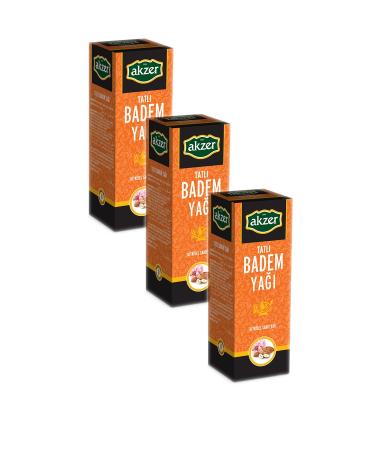 Akzer Sweet Almond Oil 3 pcs 50cc