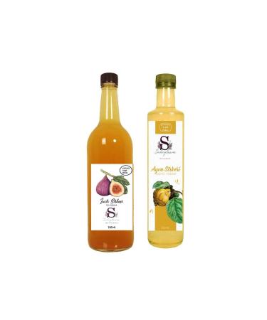 S heylaana Natural Fig Vinegar 750 ml Natural Quince Vinegar 500ml