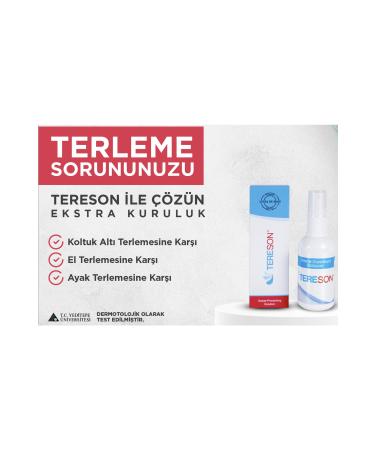 Tereson Hand Foot and Underarm Antiperspirant 3x50 ml - Buy Online on GoSupps.com